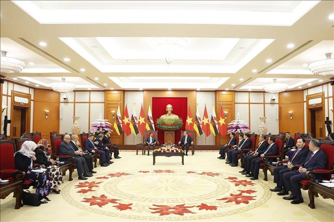 Tổng Bí thư Tô Lâm tiếp Quốc vương Brunei -0