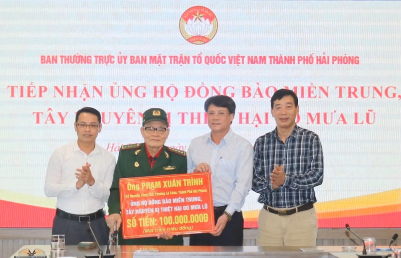Hải Phòng huy động hơn 10,4 tỷ đồng từ nguồn lực xã hội chi viện đồng bào vùng thiên tai -0