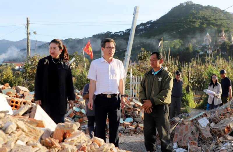 Lâm Đồng thần tốc xây lại nhà cho dân bị thiệt hại do mưa lũ -0