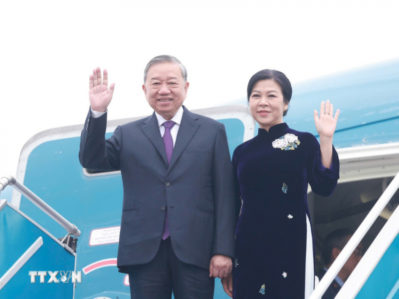 Tổng Bí thư Tô Lâm và Phu nhân lên đường thăm cấp Nhà nước tới Lào -0