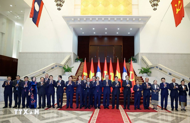 Cuộc gặp cấp cao giữa Đảng Cộng sản Việt Nam và Đảng Nhân dân Cách mạng Lào -4