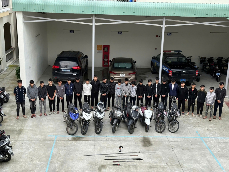 Xử lý mạnh các nhóm thanh, thiếu niên  gây rối trên đường phố -0