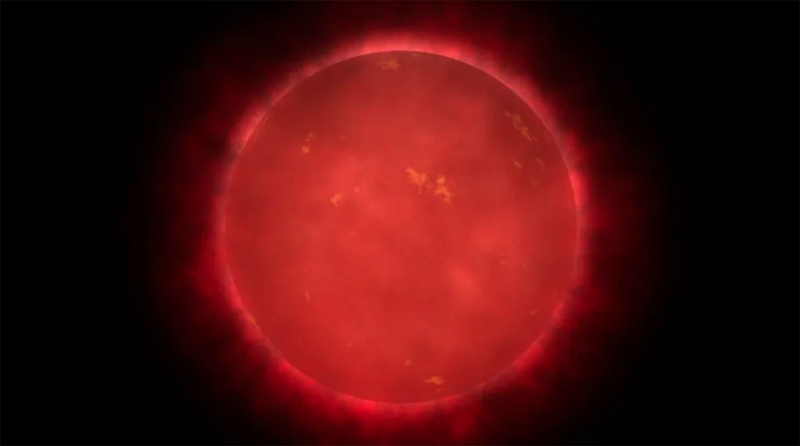 Ngôi sao đỏ nuốt chửng hành tinh -0