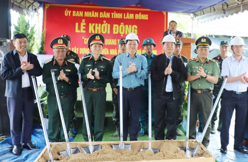Khởi công thêm nhiều căn nhà ở Lâm Đồng trong “Chiến dịch Quang Trung” -0