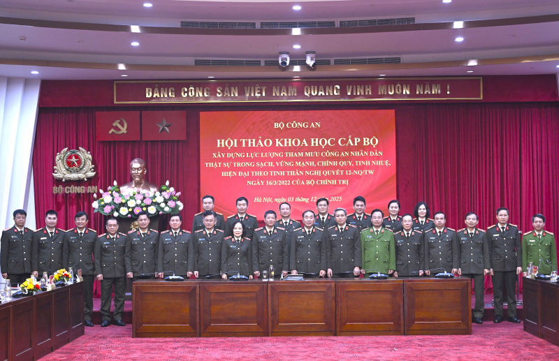 Tăng cường sự lãnh đạo của Đảng đối với công tác tham mưu và xây dựng lực lượng Tham mưu CAND -1