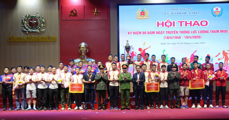 Bế mạc và trao giải Hội thao Cụm thi đua số 5 – Bộ Công an -0