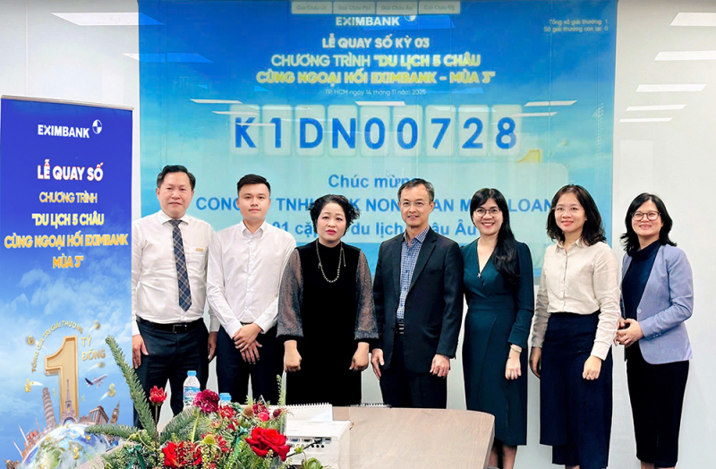 Eximbank công bố khách hàng trúng thưởng chương trình “Du lịch năm châu cùng ngoại hối Eximbank – Mùa 3” -0