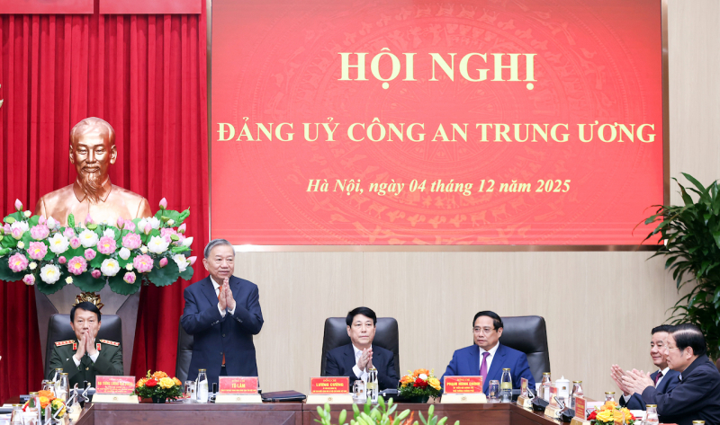 Tổng Bí thư Tô Lâm dự, chỉ đạo Hội nghị Đảng uỷ Công an Trung ương năm 2025 -0