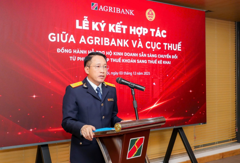 Agribank và Cục Thuế ký kết hợp tác hỗ trợ hộ kinh doanh chuyển đổi từ thuế khoán sang thuế kê khai -0