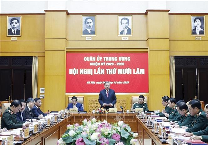 Tổng Bí thư Tô Lâm: Hành động theo phương châm '5 vững', xây dựng quân đội trong tình hình mới -0