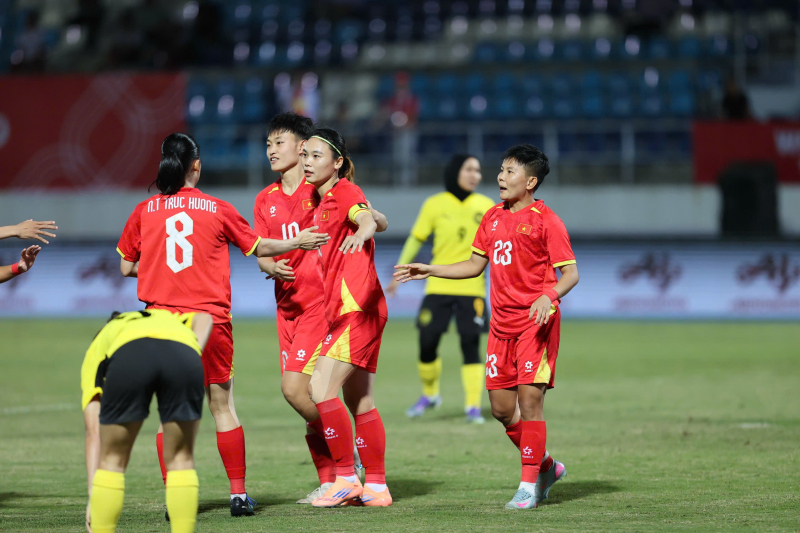 ĐT nữ Việt Nam 7-0 ĐT nữ Malaysia: Đương kim vô địch thị uy -0