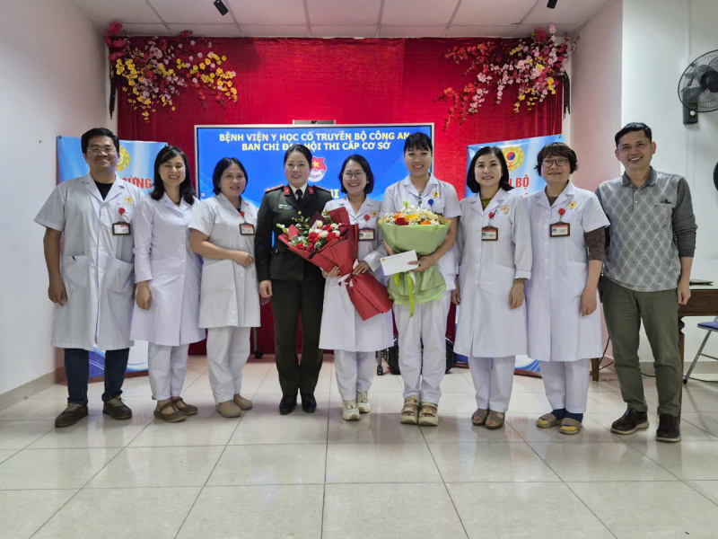 Sôi nổi hội thao Kỹ thuật sáng tạo tuổi trẻ ngành y tế cấp cơ sở Bệnh viện  Y học cổ truyền Bộ Công an -0