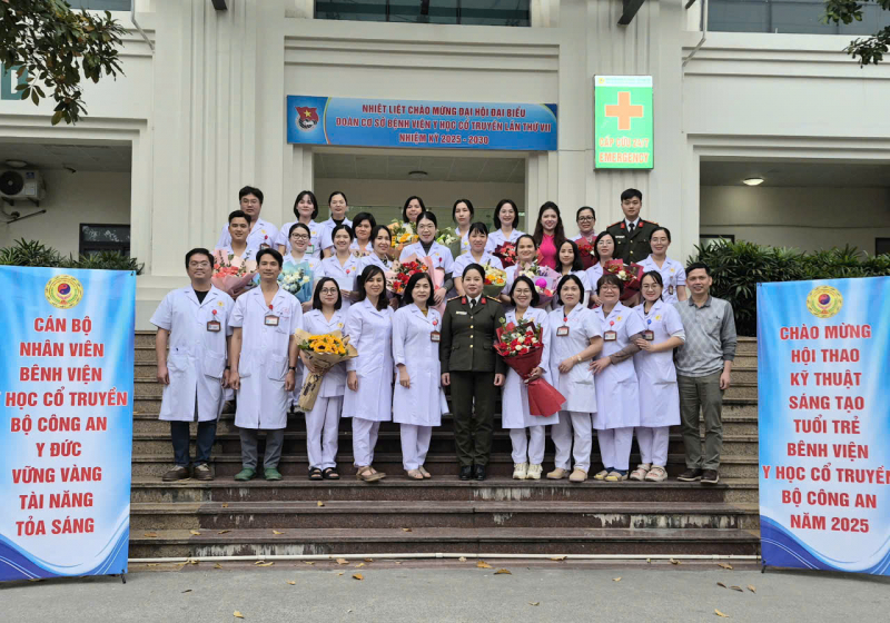 Sôi nổi hội thao Kỹ thuật sáng tạo tuổi trẻ ngành y tế cấp cơ sở Bệnh viện Y học cổ truyền Bộ Công an -0