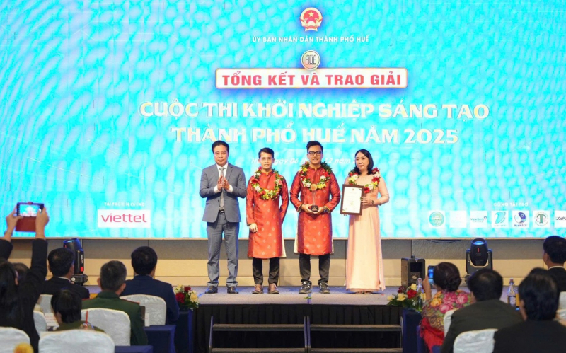 Dự án nâng tầm sinh kế bền vững từ cây chè đạt giải Nhất cuộc thi khởi nghiệp sáng tạo TP Huế -0