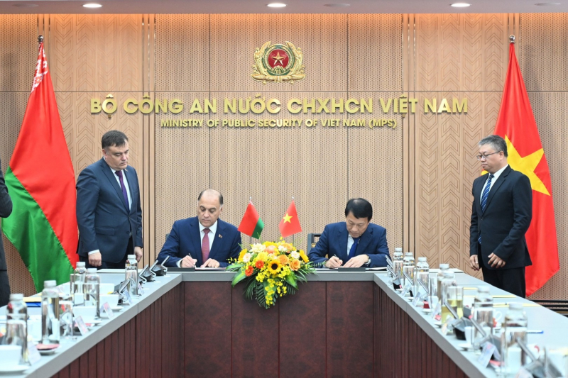 Vietnamese Ministry of Public Security, Belarusian Security Council agree to expand cooperation -0