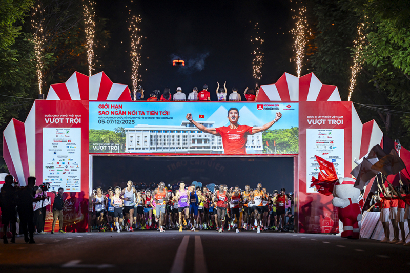 Techcombank Ho Chi Minh City International Marathon säsong 8: Bekräftar internationell status, ledande i Vietnam och positionerar sig som stadens symboliska löparlopp -0