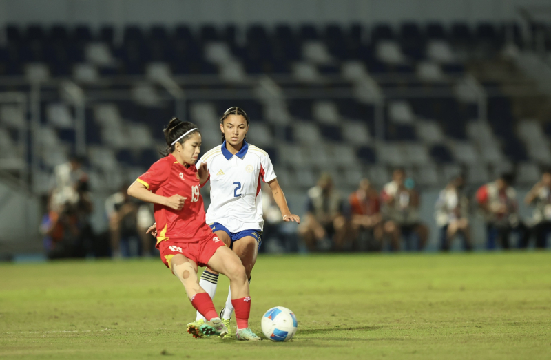 ĐT nữ Việt Nam để thua đầy nghiệt ngã trước Philippines -0