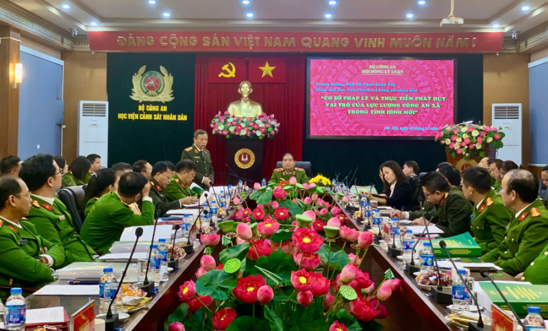 Xây dựng lực lượng Công an cấp xã vững mạnh, đáp ứng yêu cầu nhiệm vụ trong tình hình mới -0