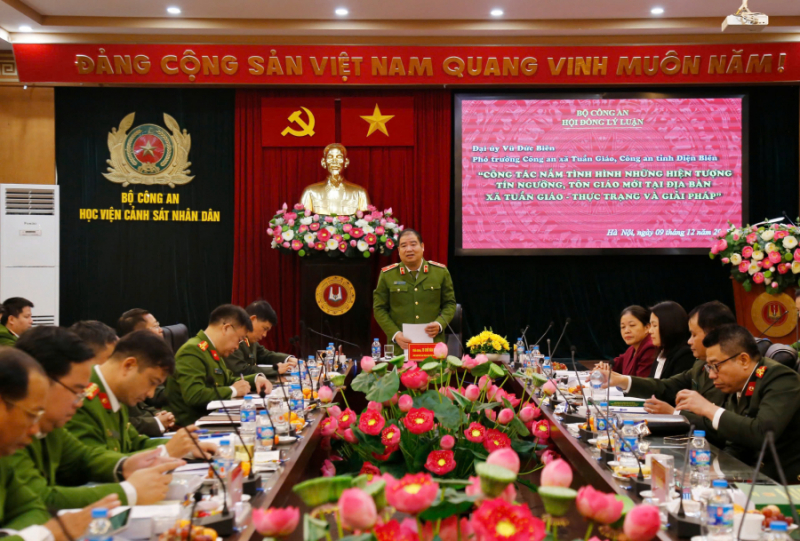 Xây dựng lực lượng Công an cấp xã vững mạnh, đáp ứng yêu cầu nhiệm vụ trong tình hình mới -0