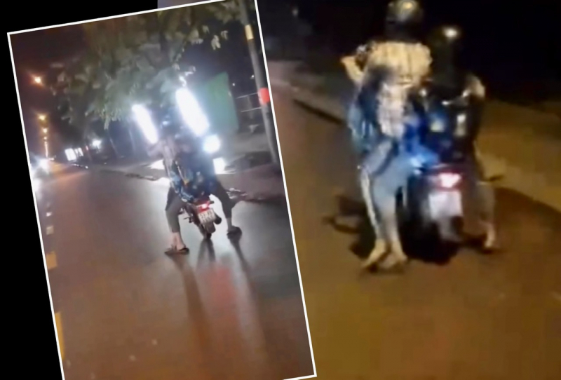 Xử lý nhiều nhóm “trẻ trâu” quậy phá bốc đầu xe, chạy một bánh trên phố -0