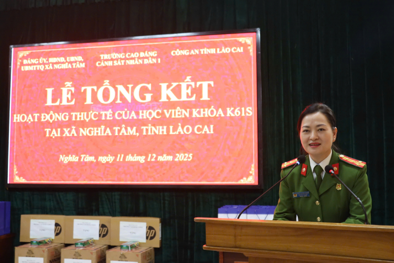 Trường Cao đẳng CSND I tổ chức nhiều hoạt động ý nghĩa hỗ trợ nhân dân tại Lào Cai -0