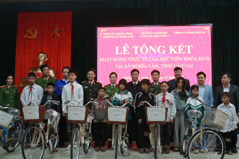 Trường Cao đẳng CSND I tổ chức nhiều hoạt động ý nghĩa hỗ trợ nhân dân tại Lào Cai -0