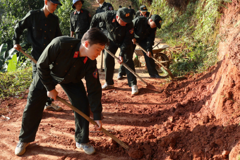 Trường Cao đẳng CSND I tổ chức nhiều hoạt động ý nghĩa hỗ trợ nhân dân tại Lào Cai -0