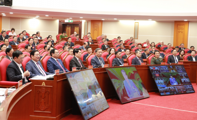 Tổng Bí thư chủ trì Hội nghị toàn quốc tổng kết công tác phòng, chống tham nhũng, lãng phí, tiêu cực nhiệm kỳ Đại hội XIII của Đảng -0