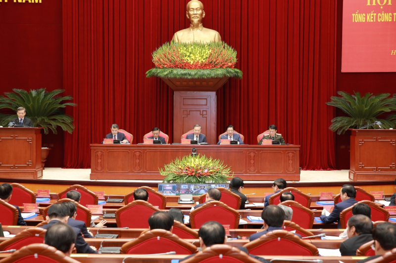 Tổng Bí thư chủ trì Hội nghị toàn quốc tổng kết công tác phòng, chống tham nhũng, lãng phí, tiêu cực nhiệm kỳ Đại hội XIII của Đảng -0