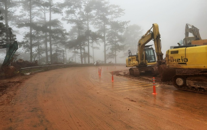 D'ran-passet i Da Lat öppnades igen efter mer än 40 dagar.