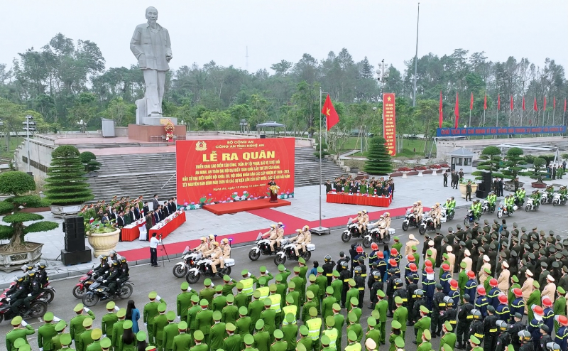 Công an Nghệ An: Ra quân tấn công trấn áp tội phạm dịp trước, trong và sau Tết Nguyên đán Bính Ngọ 2026 -0