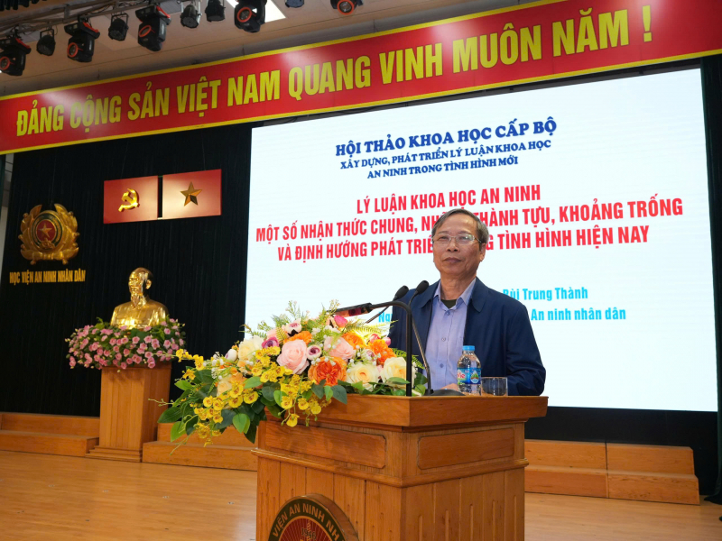 Xây dựng phát triển lý luận khoa học An ninh phù hợp với bối cảnh mới -0