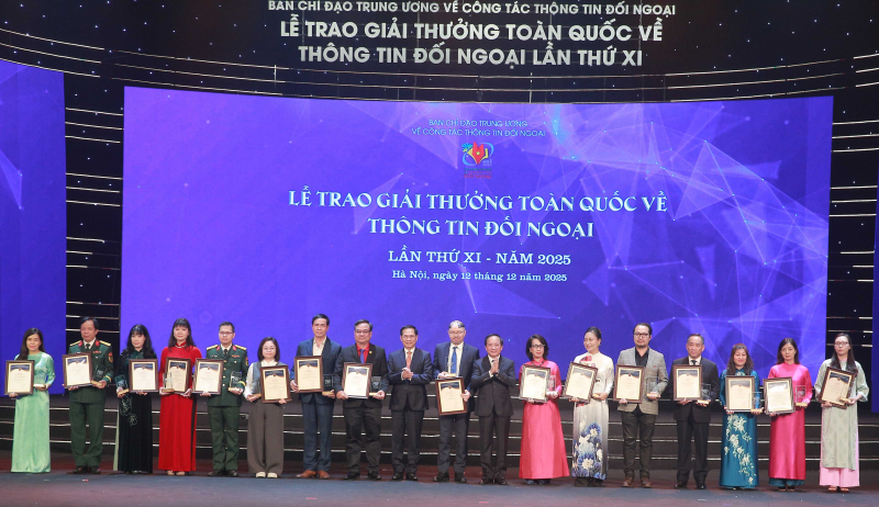 Trao Giải thưởng toàn quốc về thông tin đối ngoại lần thứ XI -0