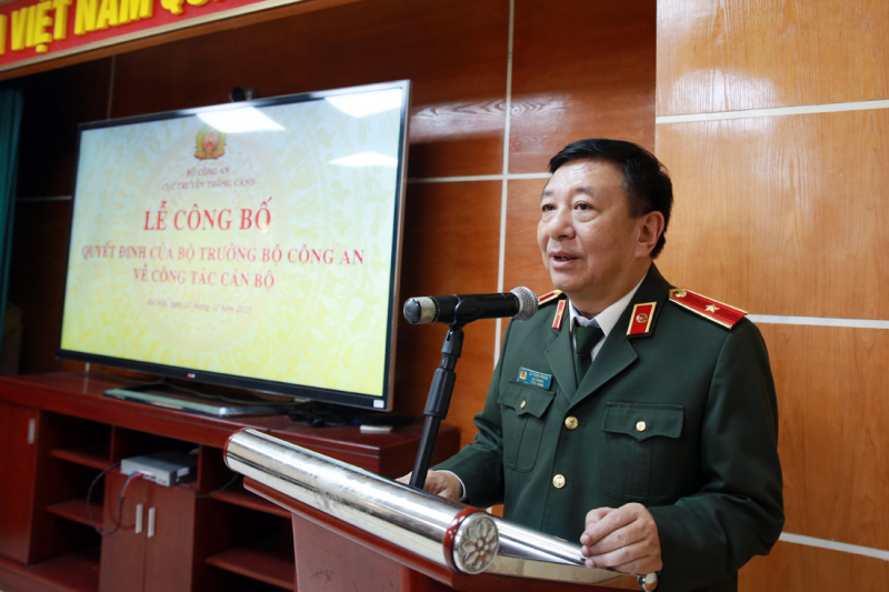 Công bố Quyết định về công tác cán bộ tại Cục Truyền thông CAND và Cục Khoa học, Chiến lược và Lịch sử Công an -0