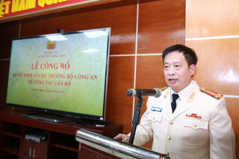 Công bố Quyết định về công tác cán bộ tại Cục Truyền thông CAND và Cục Khoa học, Chiến lược và Lịch sử Công an -1