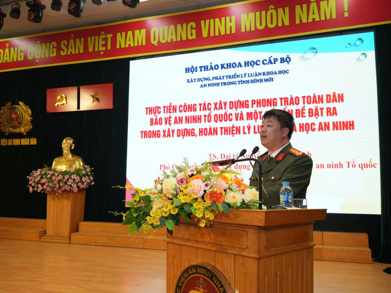 Xây dựng phát triển lý luận khoa học An ninh phù hợp với bối cảnh mới -0