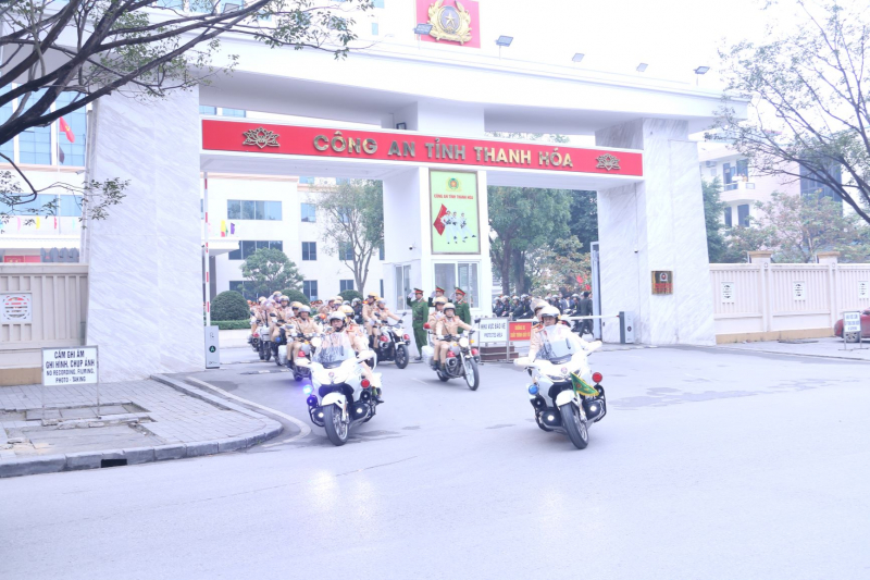 Công an Thanh Hóa ra quân thực hiện cao điểm tấn công, trấn áp tội phạm bảo đảm ANTT dịp Tết Nguyên đán Bính Ngọ 2026 -0