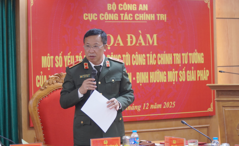 Xây dựng lực lượng CAND vững mạnh về chính trị, tư tưởng trong kỷ nguyên mới -1