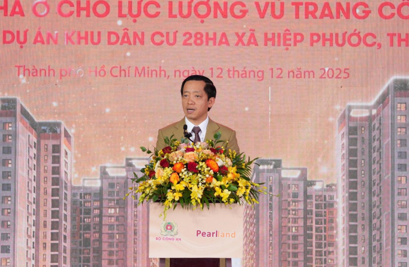 Khởi công Dự án nhà ở cho lực lượng vũ trang CAND tại phía Nam -0