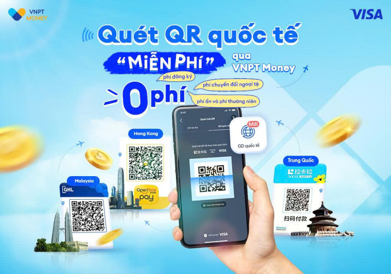 Visa và VNPT Money ra mắt tính năng Giao dịch quốc tế -0