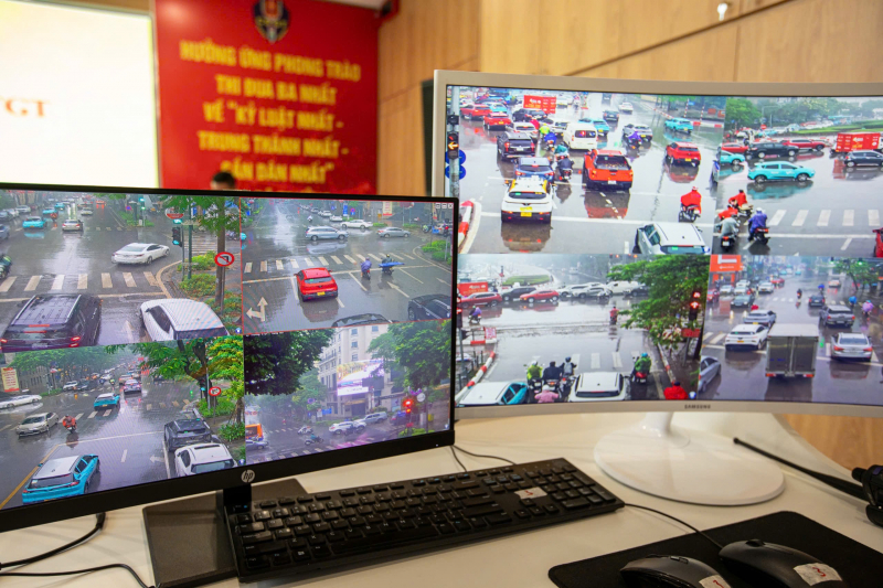 Công an TP Hà Nội chính thức vận hành Trung tâm điều khiển giao thông mới -1