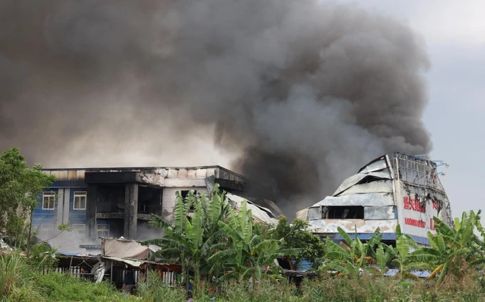 Tin thêm vụ cháy Công ty sản xuất giày ở Hải Phòng -0