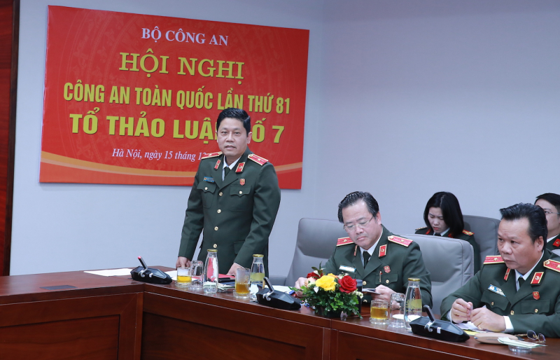 Phát huy dân chủ, trí tuệ phiên thảo luận tổ Hội nghị Công an toàn quốc lần thứ 81 -0