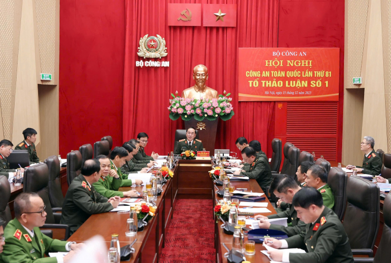 Phát huy dân chủ, trí tuệ phiên thảo luận tổ Hội nghị Công an toàn quốc lần thứ 81 -1