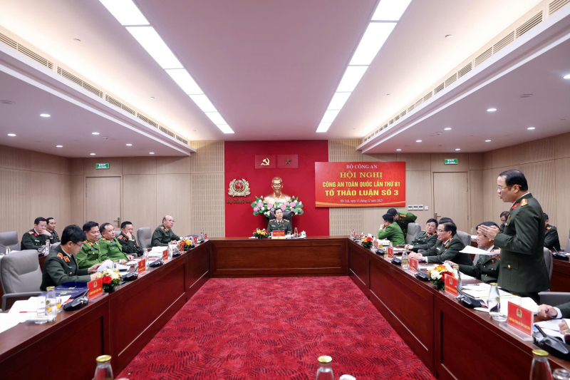 Phát huy dân chủ, trí tuệ phiên thảo luận tổ Hội nghị Công an toàn quốc lần thứ 81 -0