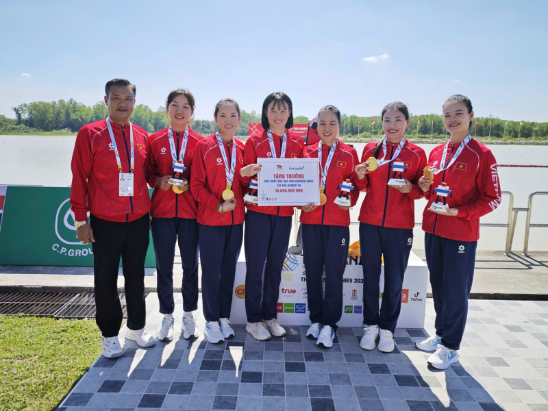 Rowing Việt Nam giành HCV thứ 41 cho Đoàn Thể thao Việt Nam tại SEA Games 33 -0