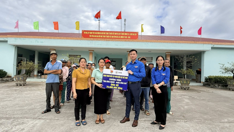 Đoàn Thanh niên EVNGENCO2 chung tay hỗ trợ người dân vùng lũ tại Trung Bộ -0