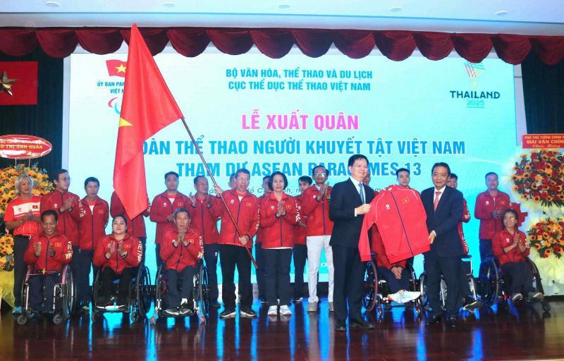 Đoàn Thể thao người khuyết tật Việt Nam xuất quân tham dự ASEAN Para Games 13 -0