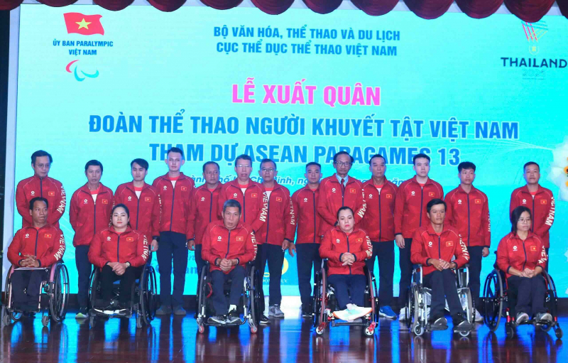 Đoàn Thể thao người khuyết tật Việt Nam xuất quân tham dự ASEAN Para Games 13 -0