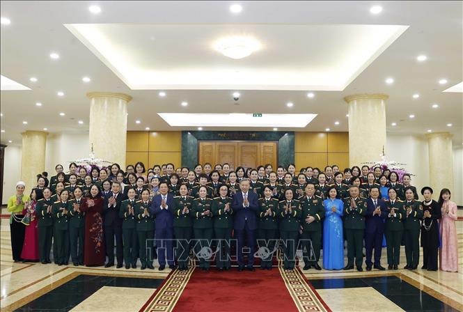 Tổng Bí thư Tô Lâm: Phấn đấu mỗi cá nhân Phụ nữ Quân đội là một gương sáng -0